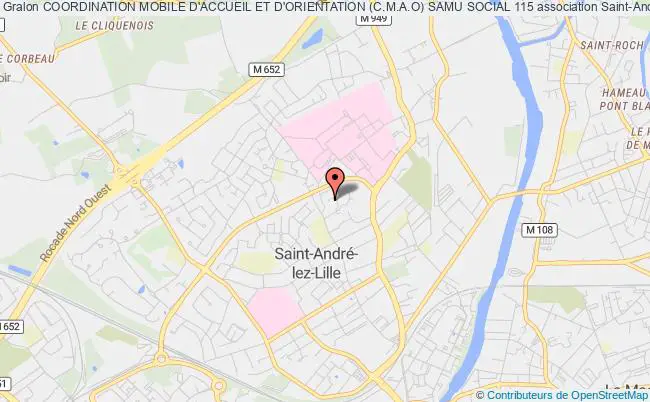 plan association Coordination Mobile D'accueil Et D'orientation (c.m.a.o) Samu Social 115 Saint-André-lez-Lille
