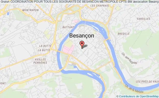 plan association Coordination Pour Tous Les Soignants De Besancon Metropole Cpts Bm Besançon