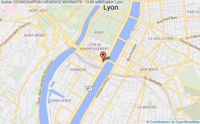plan association Coordination Urgence Migrants - Cum Lyon