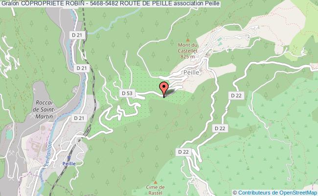 plan association Copropriete Robin - 5468-5482 Route De Peille Peille