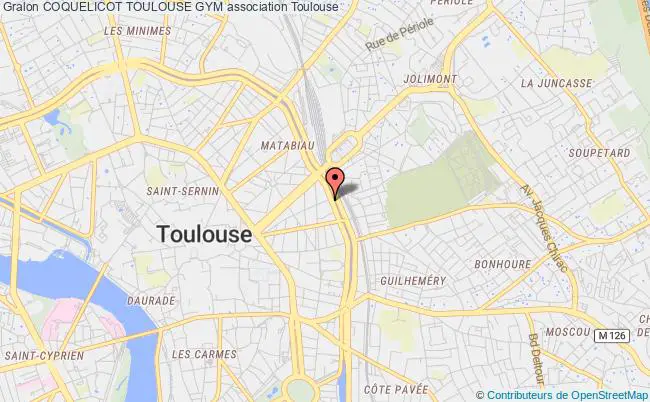 plan association Coquelicot Toulouse Gym Toulouse