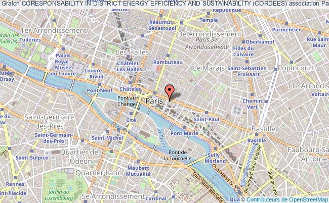 plan association Coresponsability In District Energy Efficiency And Sustainability (cordees) Paris