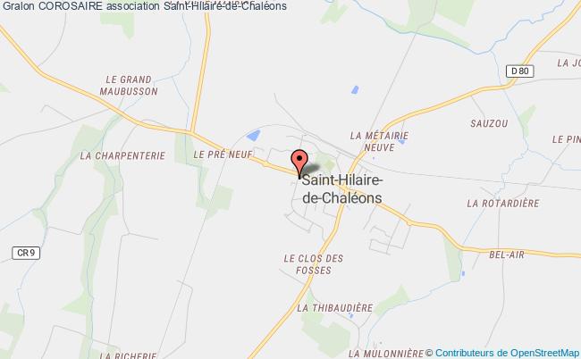 plan association Corosaire Saint-Hilaire-de-Chaléons