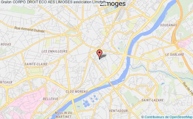 plan association Corpo Droit Eco Aes Limoges Limoges
