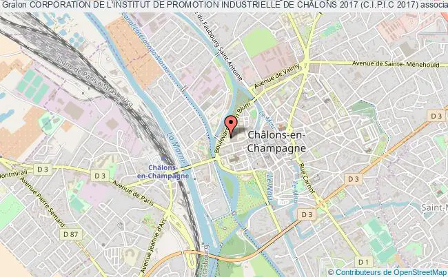 plan association Corporation De L'institut De Promotion Industrielle De ChÂlons 2017 (c.i.p.i.c 2017) Châlons-en-Champagne