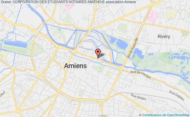 plan association Corporation Des Étudiants Notaires AmiÉnois Amiens
