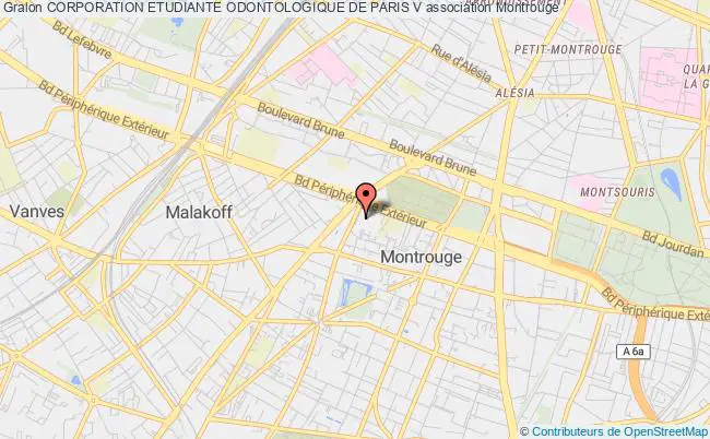 plan association Corporation Etudiante Odontologique De Paris V Montrouge