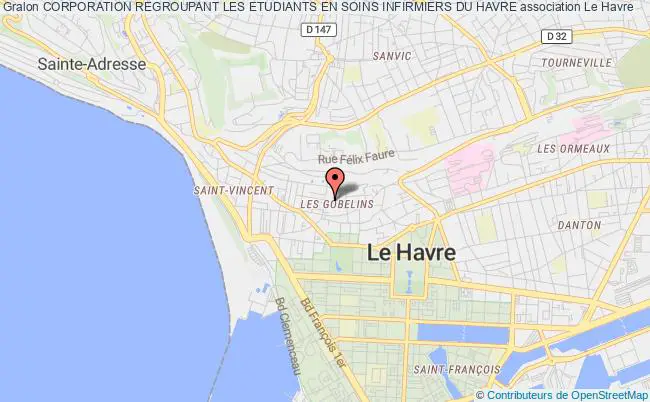 plan association Corporation Regroupant Les Etudiants En Soins Infirmiers Du Havre Havre