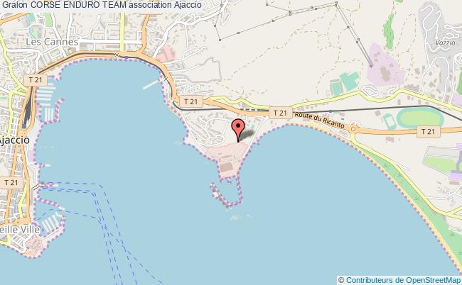 plan association Corse Enduro Team Ajaccio