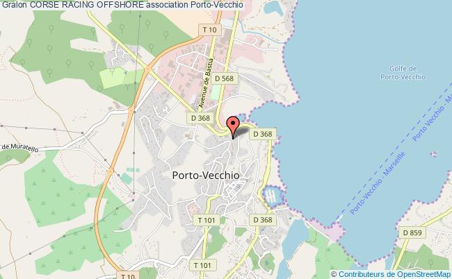 plan association Corse Racing Offshore Porto-Vecchio