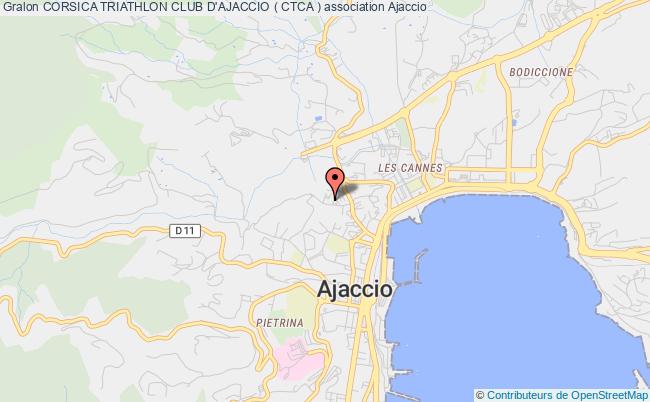 plan association Corsica Triathlon Club D'ajaccio ( Ctca ) AJACCIO