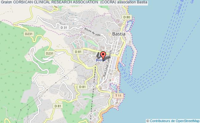 plan association Corsican Clinical Research Association  (cocra) Bastia