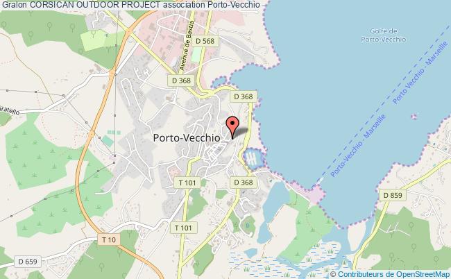 plan association Corsican Outdoor Project Porto-Vecchio