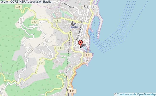 plan association Corsikera Bastia