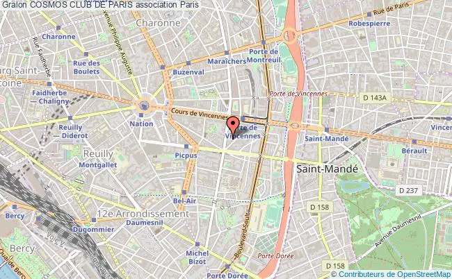 plan association Cosmos Club De Paris Paris
