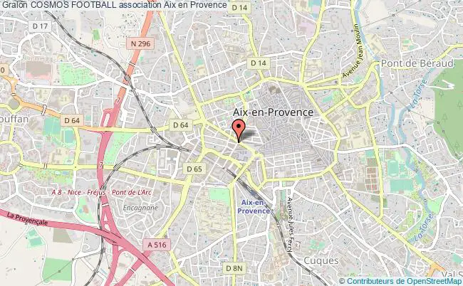 plan association Cosmos Football Aix-en-Provence