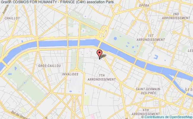plan association Cosmos For Humanity - France (c4h) Paris