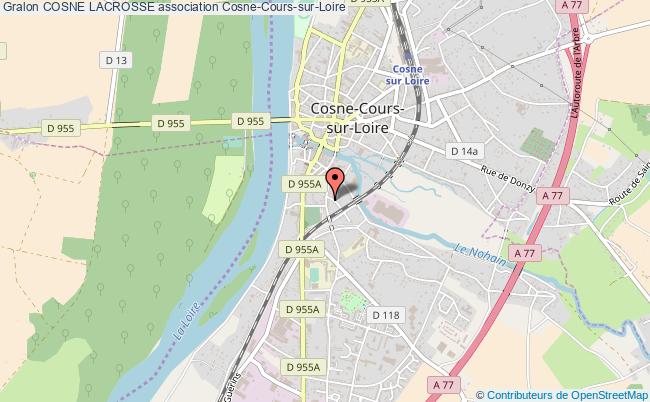 plan association Cosne Lacrosse Cosne-Cours-sur-Loire