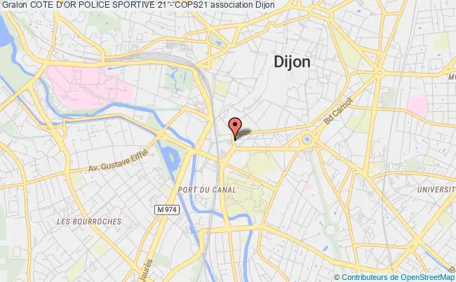 plan association Cote D'or Police Sportive 21 - Cops21 Dijon