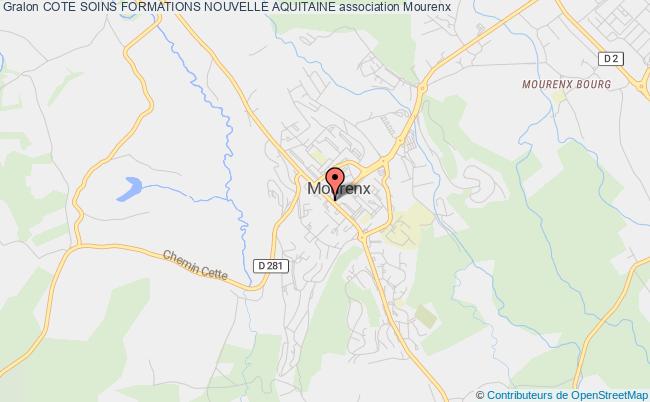 plan association Cote Soins Formations Nouvelle Aquitaine Mourenx