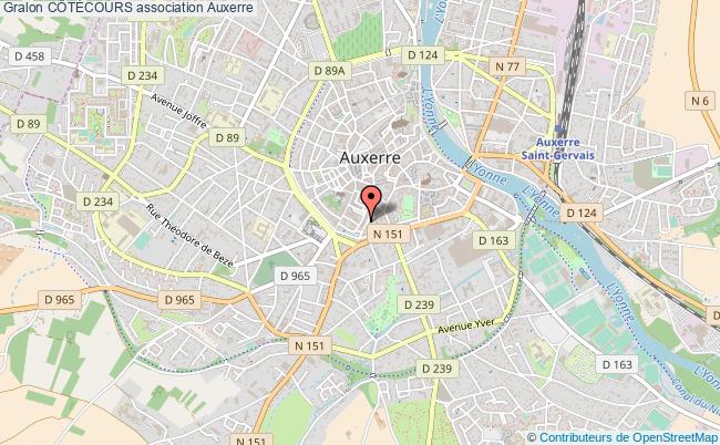 plan association CÔtÉcours Auxerre