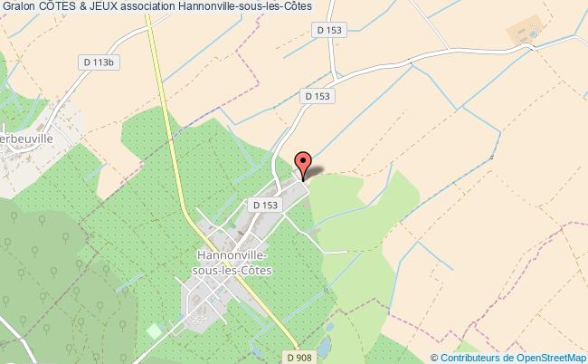plan association CÔtes & Jeux Hannonville-sous-les-Côtes