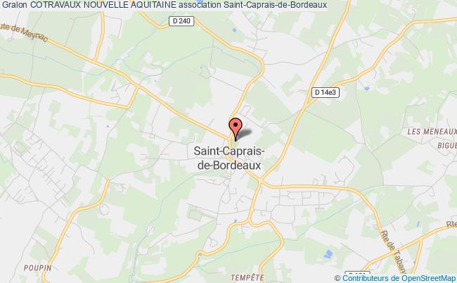 plan association Cotravaux Nouvelle Aquitaine Saint-Caprais-de-Bordeaux