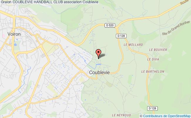plan association Coublevie Handball Club Coublevie