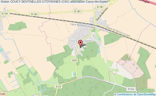 plan association Coucy Sentinelles Citoyennes (csc) Coucy-lès-Eppes