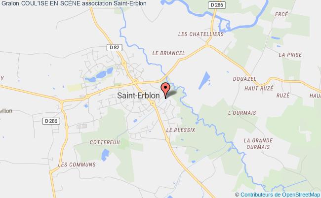plan association Coul'ise En ScÈne Saint-Erblon