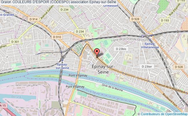 plan association Couleurs D'espoir (codespo) Épinay-sur-Seine