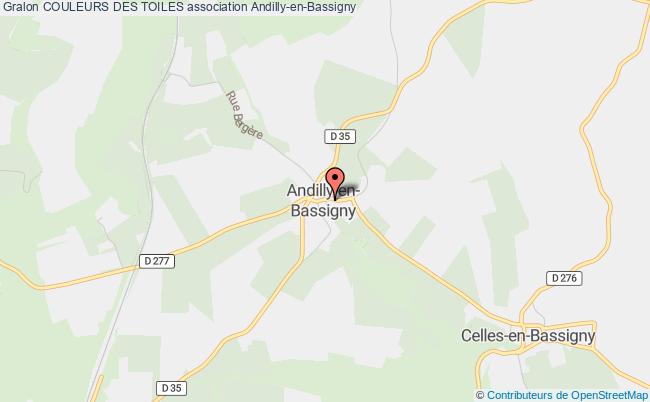 plan association Couleurs Des Toiles Andilly-en-Bassigny