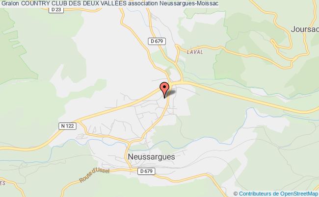 plan association Country Club Des Deux VallÉes Neussargues-Moissac