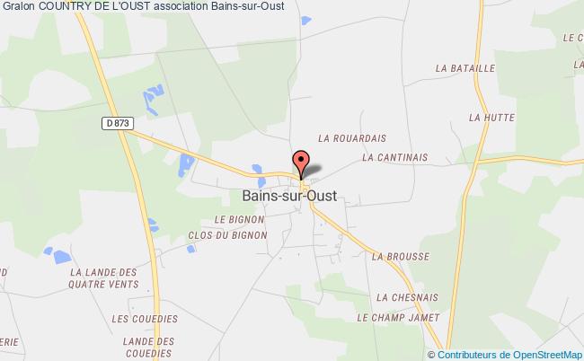 plan association Country De L'oust Bains-sur-Oust