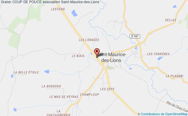 plan association Coup De Pouce Saint-Maurice-des-Lions
