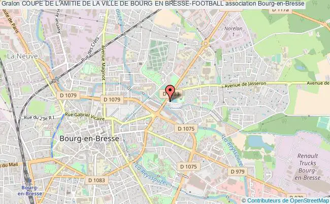plan association Coupe De L'amitie De La Ville De Bourg En Bresse-football Bourg-en-Bresse