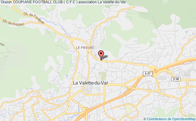 plan association Coupiane Football Club ( C.f.c ) La Valette-du-Var