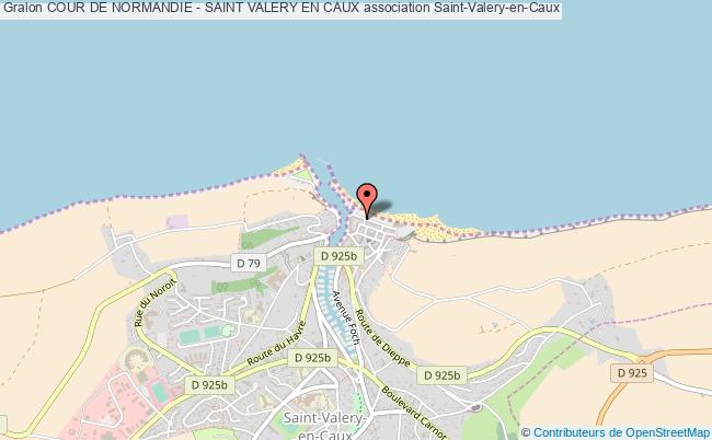 plan association Cour De Normandie - Saint Valery En Caux Saint-Valery-en-Caux