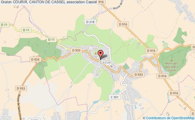 plan association Courir, Canton De Cassel Cassel