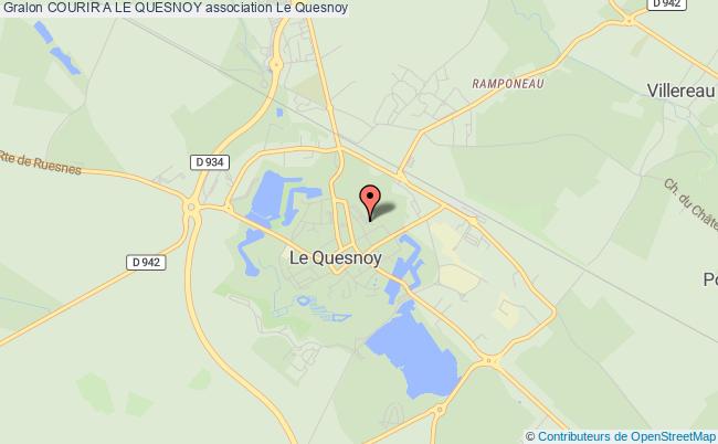 plan association Courir A Le Quesnoy Quesnoy