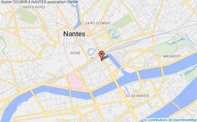 plan association Courir A Nantes Nantes