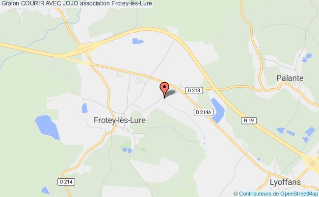 plan association Courir Avec Jojo Frotey-lès-Lure