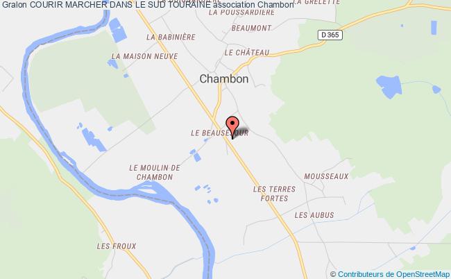 plan association Courir Marcher Dans Le Sud Touraine Chambon