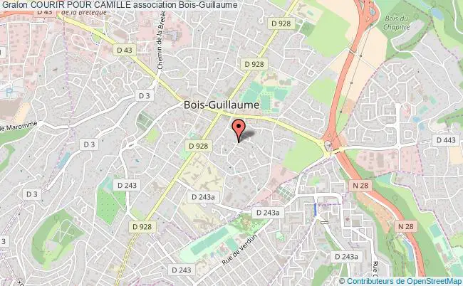 plan association Courir Pour Camille Bois-Guillaume