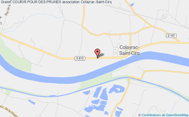 plan association Courir Pour Des Prunes Colayrac-Saint-Cirq