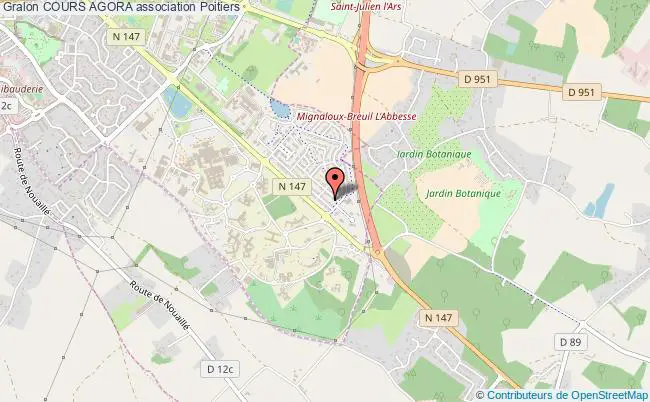 plan association Cours Agora Poitiers