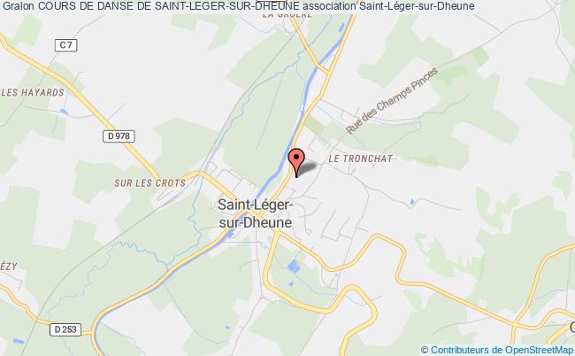 plan association Cours De Danse De Saint-leger-sur-dheune Saint-Léger-sur-Dheune