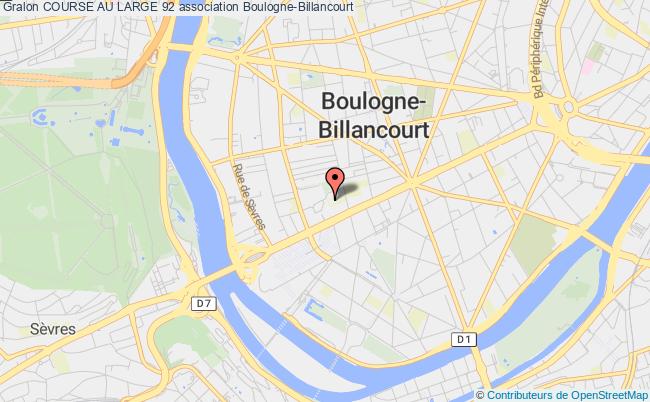 plan association Course Au Large 92 Boulogne-Billancourt