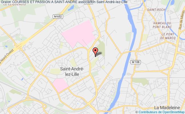 plan association Courses Et Passion A Saint-andre Saint-André-lez-Lille