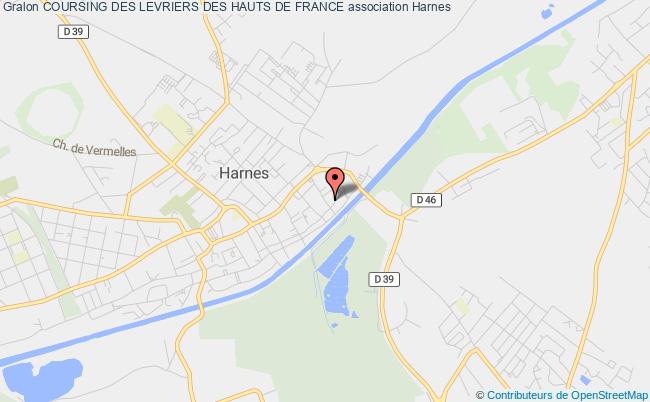 plan association Coursing Des Levriers Des Hauts De France Harnes